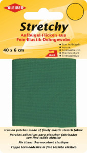 KLEIBER Patch thermocollant élastique, 400 x 60 mm, vert