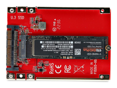 Startech : M.2 TO U.3 ADAPTER/CONVERTER - M2 NVME SSD TO 2.5INCH U.3
