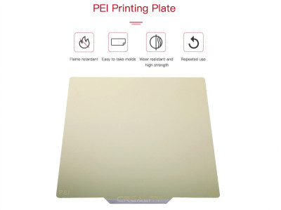 Creality PEI PRINT PLATE KIT 235x235x2MM FROSTED CREALITY 3D ACCESSORY