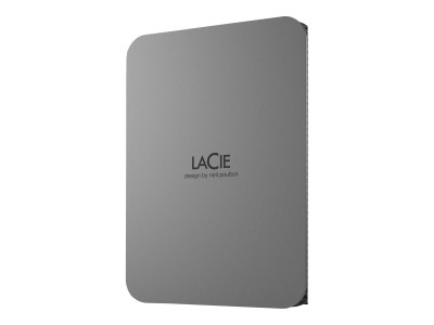 Lacie : LACIE MOBILE drive 2TB USB 3.1 USB TYPE C SPACE GRAY SECURE