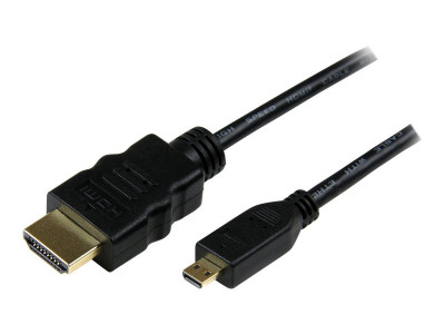 Startech : CABLE HDMI HAUTE VITESSE avec ETHERNET 3M A VERS MICRO D M/M