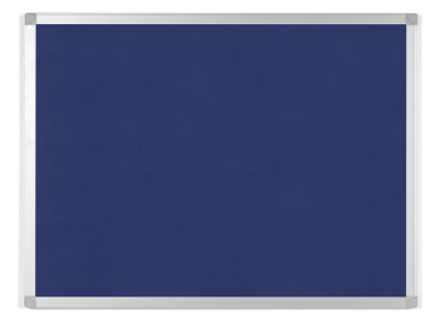 Restposten: Bi-Office Filztafel AYDA, 900 x 600 mm, blau