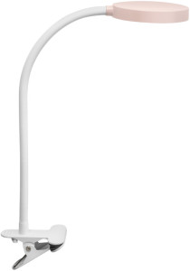 CEP Lampe LED à pince FLEX, blanc / rose poudré