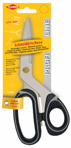 KLEIBER Profiline Schneiderschere, 215 mm, schwarz/weiß