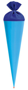 ROTH Bastelschultüte mit Verschluss, 700 mm, ultramarinblau