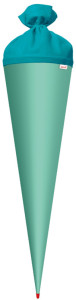 ROTH Bastelschultüte mit Verschluss, 700 mm, grün