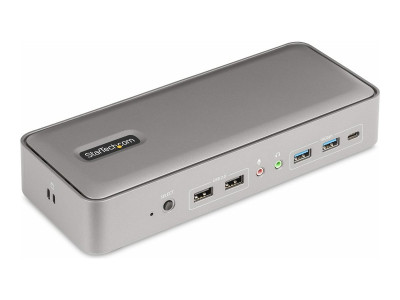 Startech : DUAL-LAPTOP USB-C KVM DOCKING STATION - KVM SWITCH DOCK