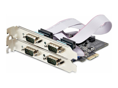 Startech : CARTE SERIE PCIE A 4 PORTS CA RTE 4 PORTS RS232/RS422/RS485