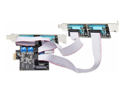 Startech : CARTE SERIE PCIE A 4 PORTS CA RTE 4 PORTS RS232/RS422/RS485