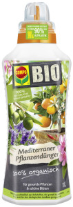 COMPO BIO Mediterraner Pflanzendünger, 1 Liter Dosierflasche