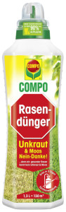 COMPO Rasendünger Unkraut & Moos - Nein danke, 1,3 Liter