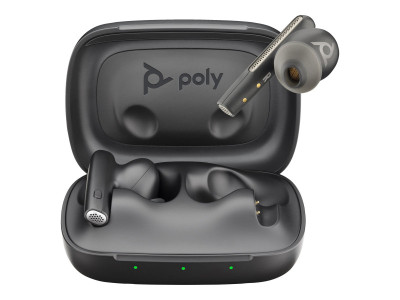 Poly : VOYAGER FREE 60 UC W/CHARGE CASE USB-A BLACK WW