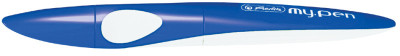 herlitz Stylo roller my.pen, bleu/blanc