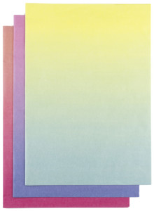 folia Seidenpapier, 500 x 700 mm, 20 g/qm, Regenbogenverlauf