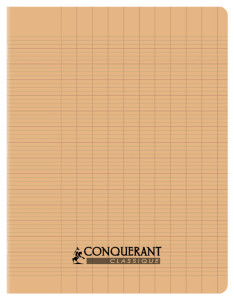 CONQUERANT CLASSIQUE Cahier 170 x 220 mm, séyès, assorti