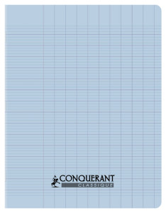 CONQUERANT CLASSIQUE Cahier 170 x 220 mm, séyès, assorti
