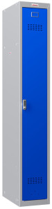 phoenix Spind PL1130, 1 Tür, Elektronikschloss, grau/blau