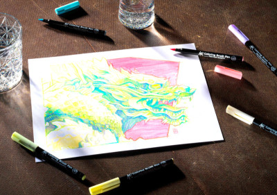 SAKURA Feutre pinceau Koi Colouring Brush Pen 