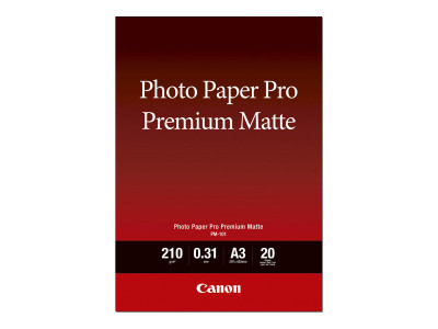 Canon : PM-101 A3+ 20SH Photo papier PREMIUM MATTE A3+ 20 SHEETS