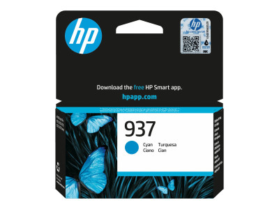 HP : HP 937 CYAN ORIGINAL INK EN/DE/PL/CZ cartridge