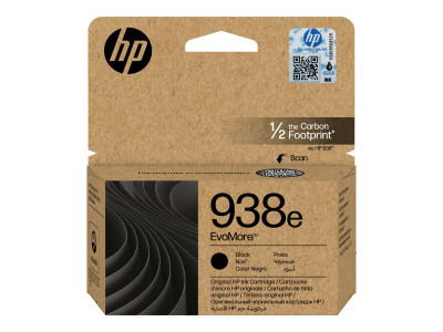 HP : HP 938E EVOMORE BLACK ORIGINAL cartouche d'encre