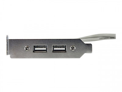 Startech : EQUERRE USB 2 PORTS ADAPTATEUR SLOT USB - FAIBLE ENCOMBREMENT