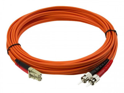 Startech : 5M MULTIMODE DUPLEX LC/ST FIBER OPTIC PATCH cable - 50/125