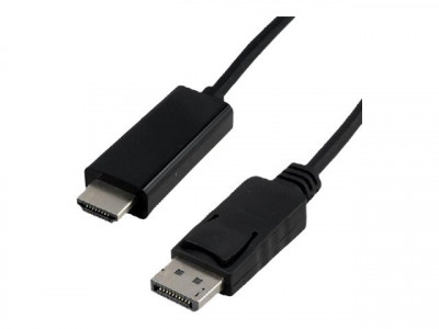 MCL Samar : CABLE DISPLAY PORT MALE / HDMI MALE - 3M Noir