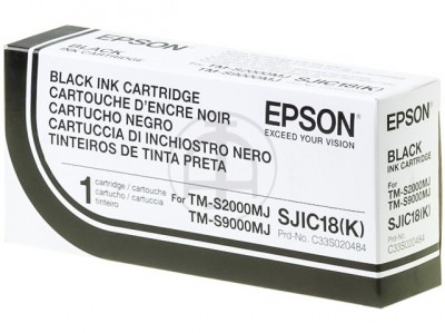 Epson : cartouche encre SJIC18(K) pour TM-S2000MJ et S9000MJ