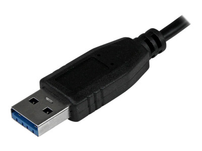 Startech : Noir 4PORT EXTERNAL USB 3 MINI HUB avec BUILT-IN cable