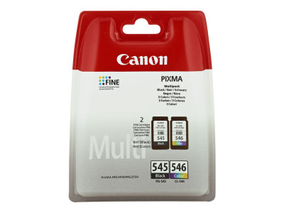 Canon : PG-545/CL-546 MULTIpack W/O SEC VALUE pack Noir & couleur CTDGS