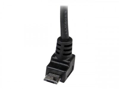 Startech : CABLE MICRO USB 1 M - A VERS MICRO B COUDE 90 DEGRE HAUT