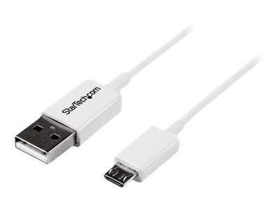Startech : 1M USB A TO MICRO B cable - CHARGING data cable - WHITE