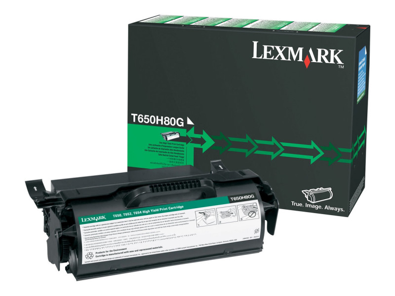 Lexmark : Cartouche Toner remanufacturé 25K PGS pour T650/ T652/ T654/ T656