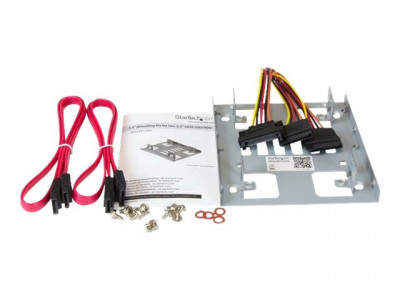 Startech : DUAL 2.5I SATA HDD/SSD TO3.5IN BAY MOUNTING BRACKET ADAPTER