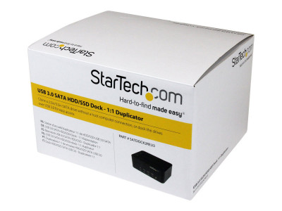 Startech : DUPLICATEUR et EFFACEUR DD SATA STATION D ACCUEIL USB 3.0