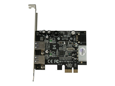 Startech : CARTE CONTROLEUR PCIE VERS 2 PORTS USB 3.0 - UASP / ALIM LP4