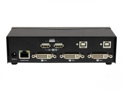 Startech : SWITCH KVM USB DVI 2 PORTS avec COMMUTATION RAPIDE et DDM