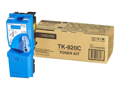Kyocera Mita : TK-820C TONER kit Cyan pour FS-C8100DN