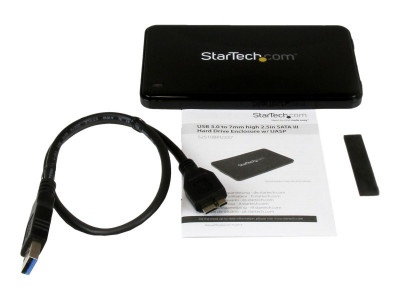 Startech : USB 3.0 TO 2.5IN SATA HDD ENCLOSURE W/UASP pour 7MM HDD/SSD