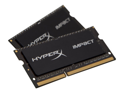 Kingston : 16GB 1600MHZ DDR3L CL9 SODIMM 1.35V HYPERX IMPACT BLACK