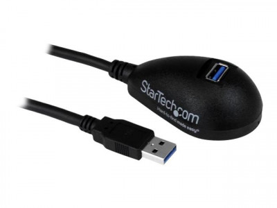 Startech : 5FT MALE TO FEMALE USB 3.0 A- A DESKTOP extension cable Noir