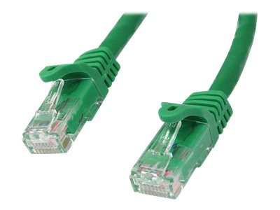 Startech : 2M CAT6 GREEN SNAGLESS GIGABIT ETHERNET RJ45 cable MALE TO MALE