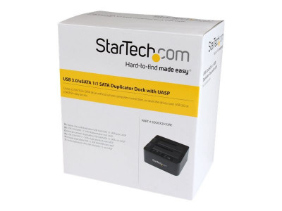 Startech : USB 3.0 / ESATA 2.5 / 3.5IN HDD SSD DUPLICATOR DOCK - SATA 6GBPS