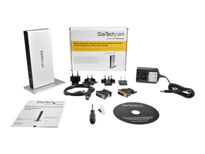 Startech : STATION D ACCUEIL USB 3.0 PC PORTABLE 2 X DVI / USB / GBE
