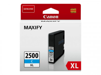 Canon PGI-2500XL C Cartouche d'encre Cyan XL 1500 pages pour imprimante Maxify