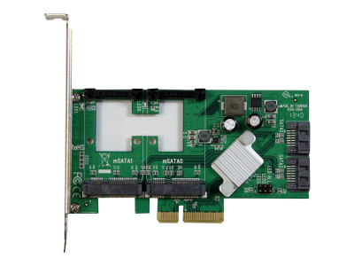 Startech : CARTE RAID PCIE 2.0 A 2 PORTS SATA III 6GB/S avec 2X MSATA