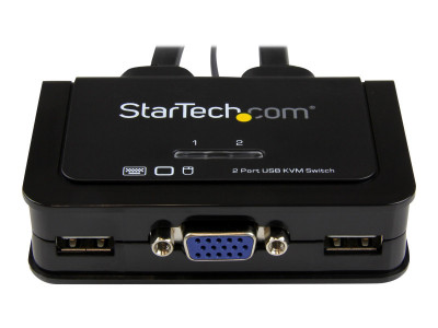 Startech : COMMUTATEUR / SWITCH KVM USB VGA A 2 PORTS avec CABLES KVM