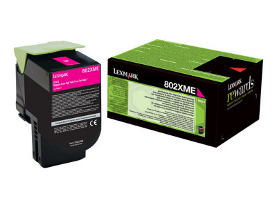 Lexmark : CORPORATE cartouche toner 802XME Magenta 4K PGS F CX510
