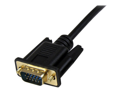 Startech : CABLE ADAPTATEUR DVI-D VERS VGA HD15 de 3M - M/M - 1920X1200